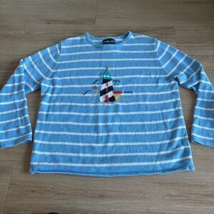 Sag-harbor Women's Blue and Grey Jumper